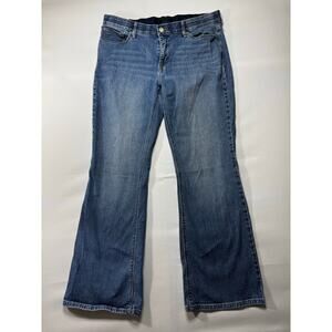 Levi's 525 Women's Perfect Waist Bootcut Blue Denim Jeans - Size 16M (36x30)
